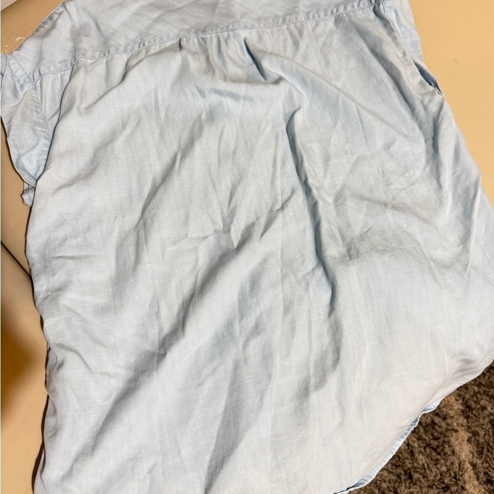 French Connection Light Blue Button-Up - image 3